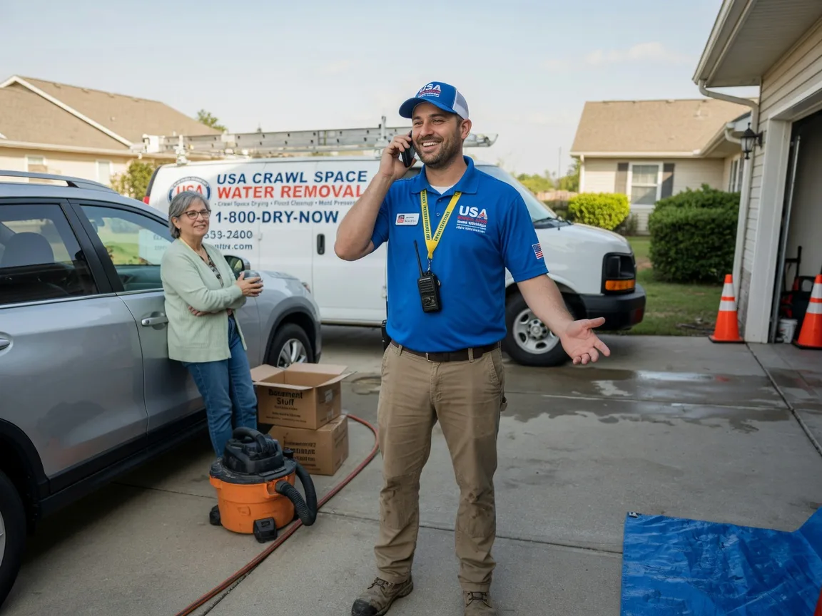 Crawl Space Water Removal Aubrey, TX FAQs